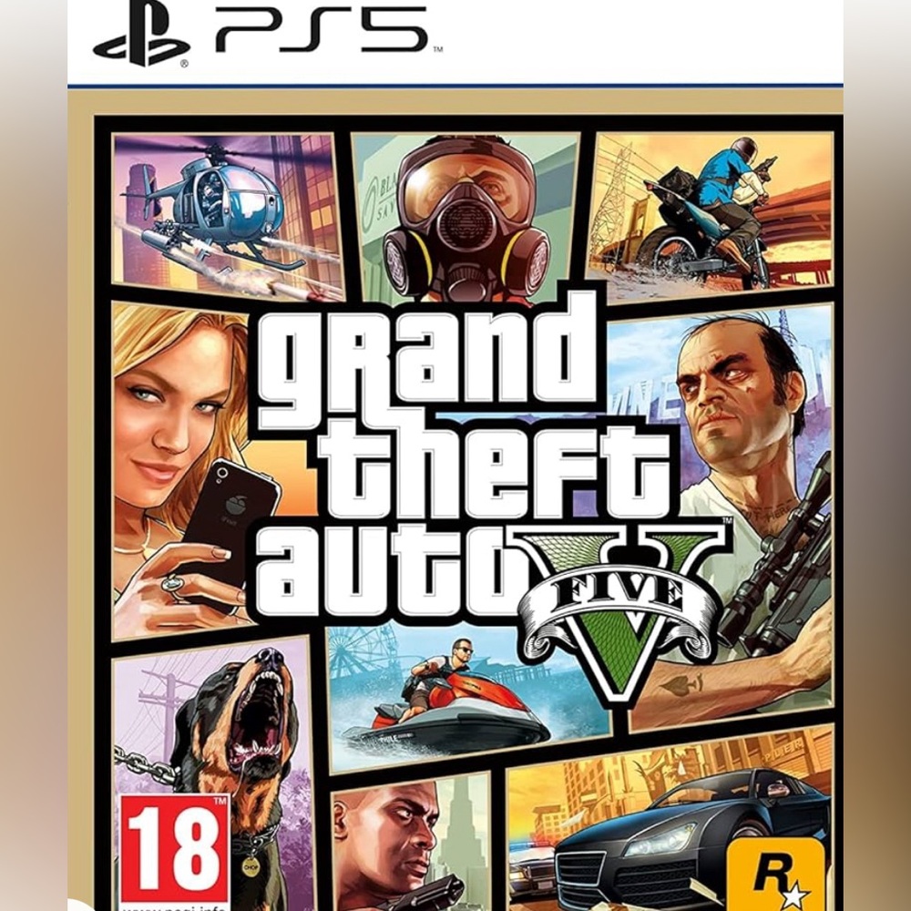Grand Theft Auto 5. New, still in plastic cover.